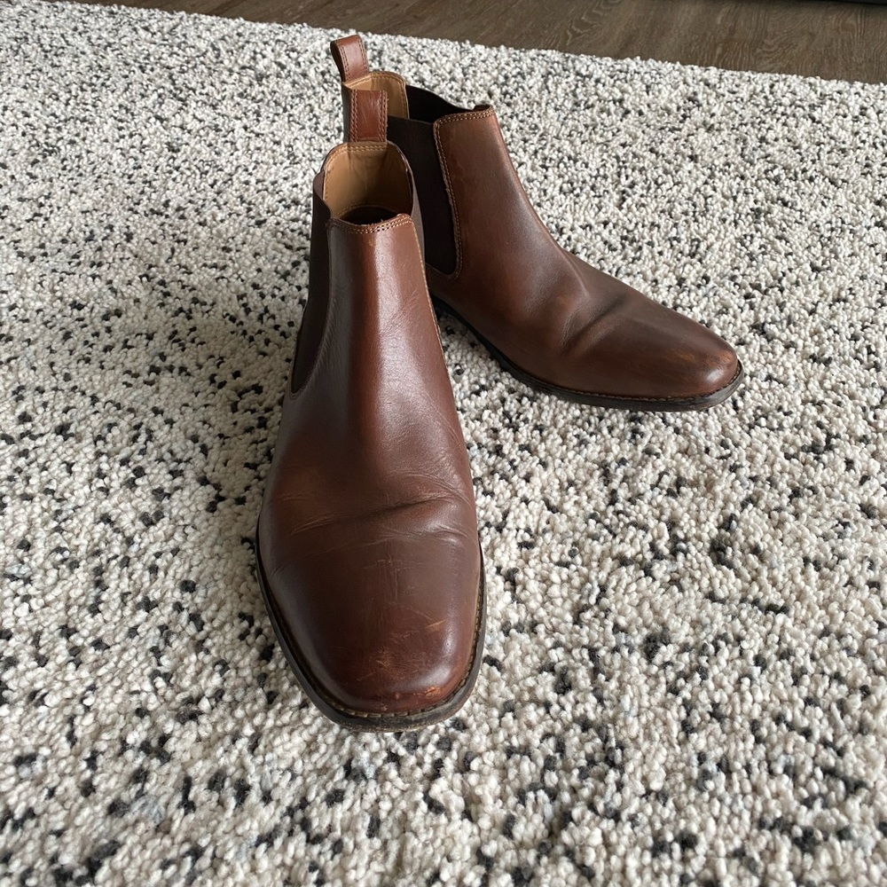 Men’s Bostonian genuine leather chelsea boots